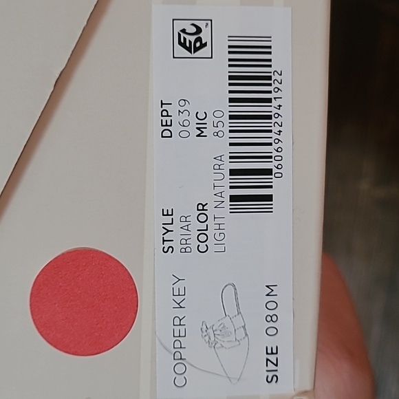 Copper Key Cream Bow Mules With Box - Picture 7 of 7